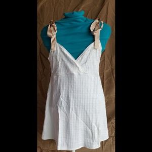 Tank Top with Satin Straps